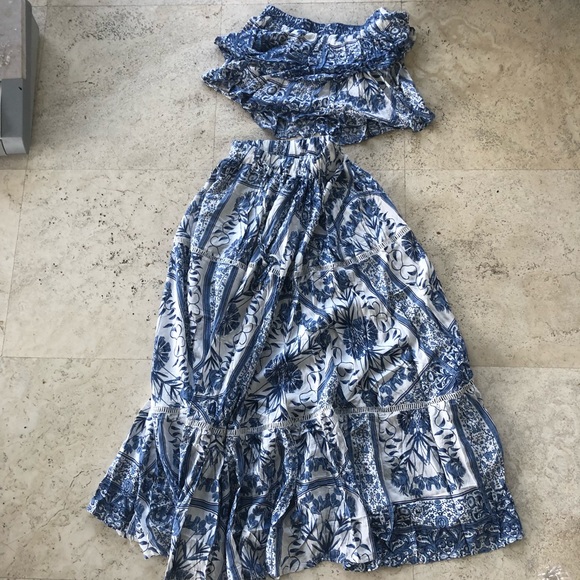 Bohemian Long skirt and top set SOLD - Picture 2 of 4